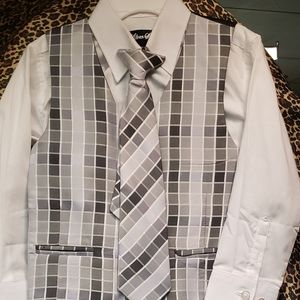 Little boys 2pc dress suit set